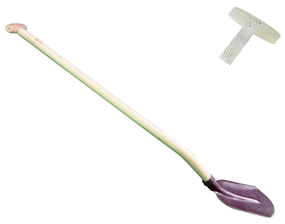 Dutch scoop shovel small with 100cm T-handle